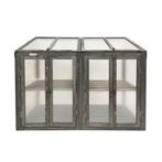 Lendo Online Kweekkas 120x49x97,5 cm Vurenhout PC Grijs, Tuin en Terras, Verzenden, Nieuw