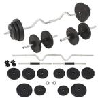 vidaXL Halterset 30 kg, Sport en Fitness, Verzenden, Nieuw
