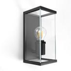 Strak &amp; modern Toledo Muurlamp Zwart Buitenverlichting, Tuin en Terras, Verzenden, Wandlamp, 50 tot 250 watt, Nieuw