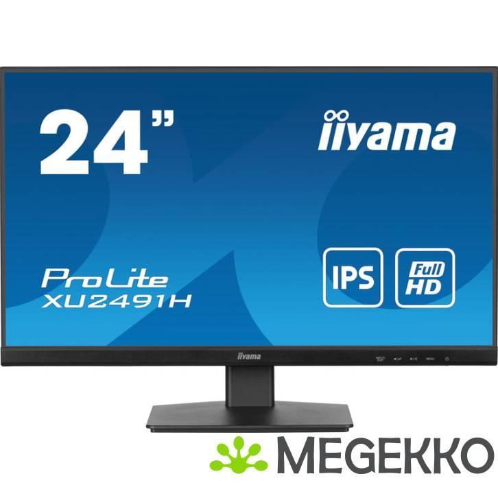 Iiyama ProLite XU2491H-B1 24  Full HD 100Hz IPS Monitor, Computers en Software, Overige Computers en Software, Nieuw, Verzenden