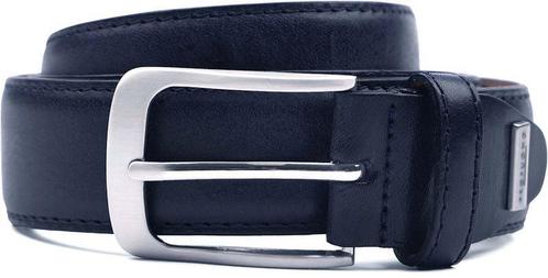 Profuomo Riem Leer Navy maat 105 Heren, Kleding | Heren, Riemen en Ceintuurs, Riem of Ceintuur, Nieuw, Echt leder, Verzenden