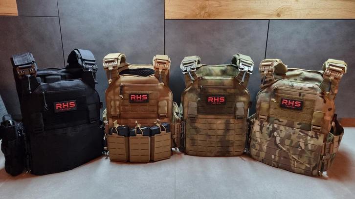 Plate carrier -  Tactical vest - verschillende kleuren, Collections, Objets militaires | Général, Envoi