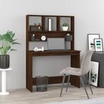 vidaXL Bureau met schappen 102x45x148 cm bewerkt hout, Huis en Inrichting, Bureaus, Verzenden, Nieuw