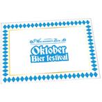 Oktoberfest Placemats Oktober Bier Festival 6st, Verzenden, Nieuw
