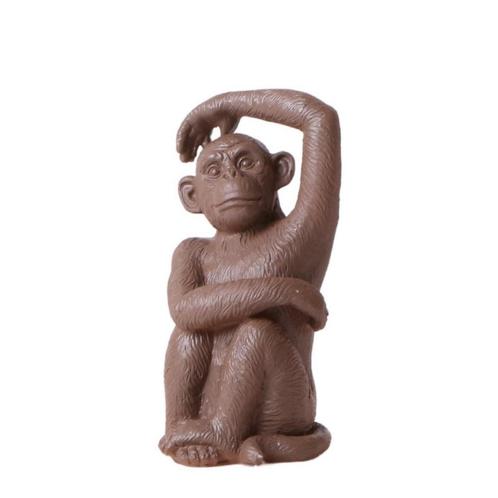 Kolibri Home | Ornament - Decoratie beeld Sitting Monkey - B, Huis en Inrichting, Woonaccessoires | Overige