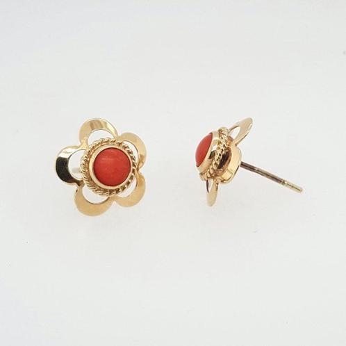 Zonder Minimumprijs - Oorbellen - 14 karaat Geel goud, Handtassen en Accessoires, Oorbellen