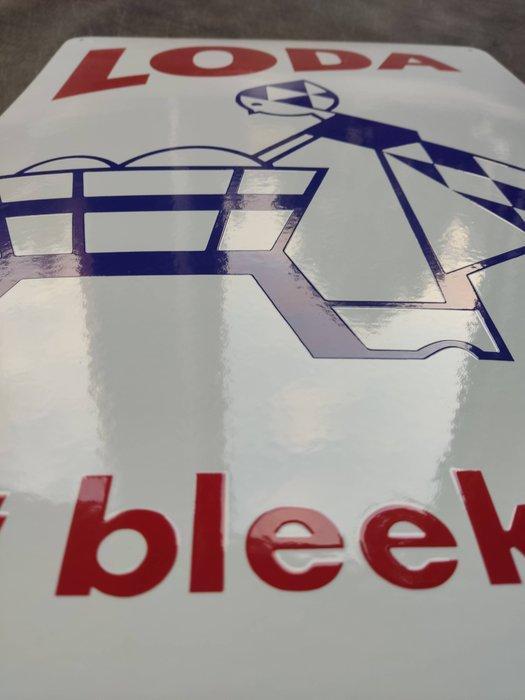 LODA dat bleekt pas enamel sign, Emailschild, Emaille -, Antiek en Kunst, Antiek | Wandborden en Tegels