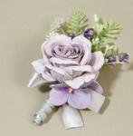 Luxe corsage, vintage corsage lila 03 schitterende kwaliteit
