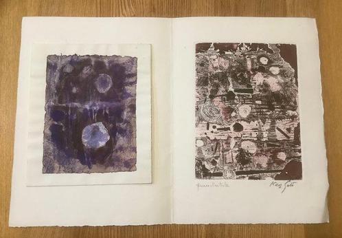 Key Sato (1906-1978) - Original painting and screenprint, Antiek en Kunst, Antiek | Overige Antiek