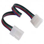 LED Strip RGB type 5050 koppelstuk 10mm met kabel solderen, Verzenden