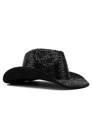 Cowboyhoed Zwart Strass Steentjes Cowgirl Western Hoed Zwart, Kleding | Dames, Ophalen of Verzenden, Nieuw