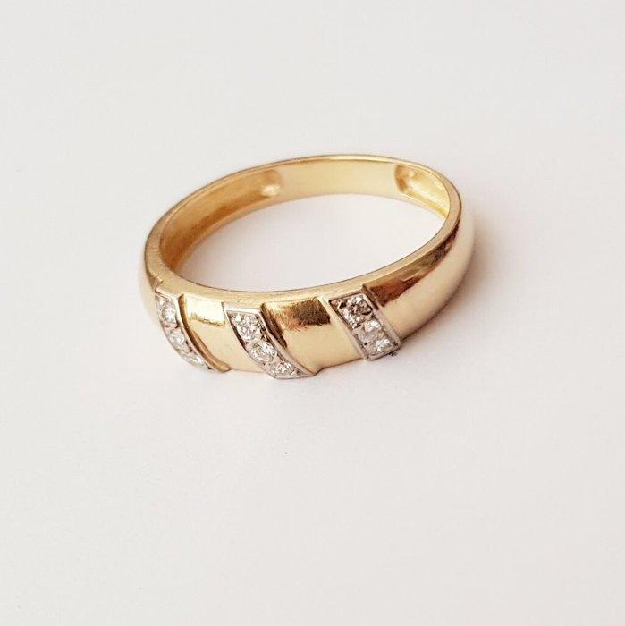 Ring - 18 karaat Geel goud, Handtassen en Accessoires, Ringen