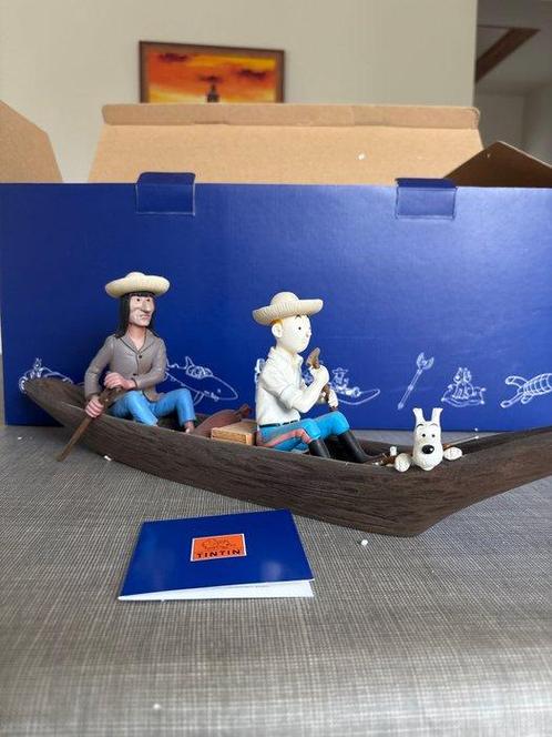 Statuette Moulinsart 46956 - La Pirogue - Figurine - Résine, Boeken, Strips | Comics