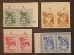 Indonésie 1956 - Louis Braille imperforate pairs -