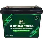 IB-12-100 Lithium LifePo4 accu met BMS en bluetooth app, Ophalen of Verzenden, Nieuw