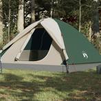 vidaXL Tente de camping à dôme 3 personne vert, Caravans en Kamperen, Tenten
