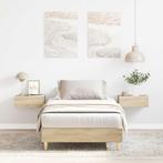 vidaXL Bedframe zonder matras 90x190 cm sonoma eikenkleurig, Huis en Inrichting, Slaapkamer | Bedden, Verzenden, Nieuw