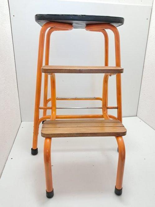 Brabantia - Keukentrapje - Hout, Staal, Antiek en Kunst, Kunst | Designobjecten