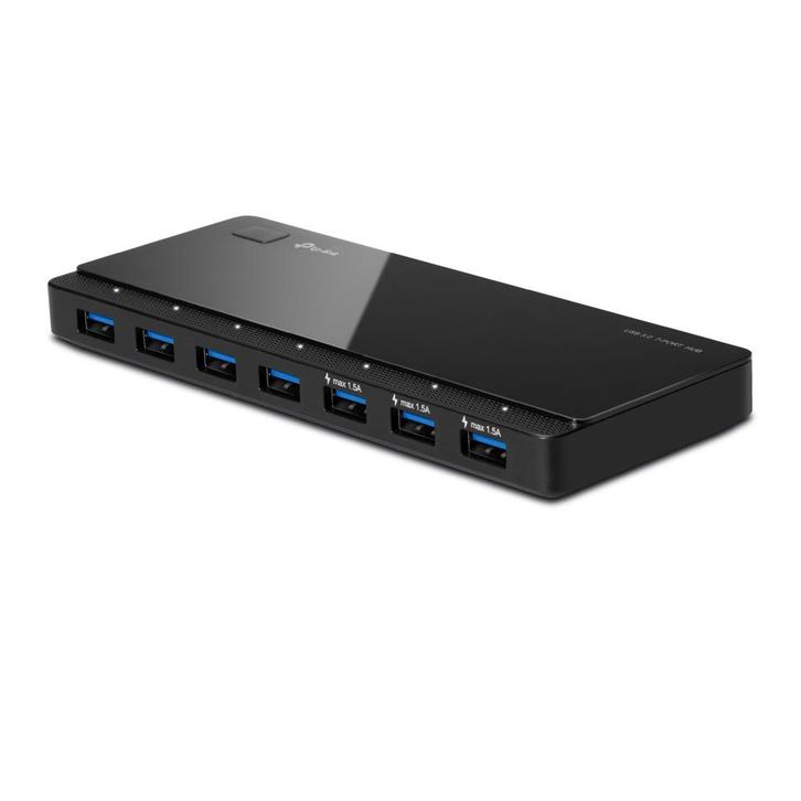 TP-Link USB 3.0 Hub met 7 aansluitingen en power adapter..., Hobby en Vrije tijd, Elektronica-componenten, Nieuw, Ophalen of Verzenden