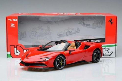 Bburago - 1:18 - Ferrari SF90 Spider - Modèle moulé sous, Hobby & Loisirs créatifs, Voitures miniatures | 1:5 à 1:12