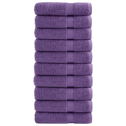 vidaXL Badhanddoeken SOLUND 10 st 600 g/m² 100x150 cm, Huis en Inrichting, Badkamer | Badtextiel en Accessoires, Nieuw, Verzenden