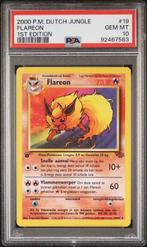 WOTC Pokémon - 1 Graded card - Flareon Jungle 1st Ed. - PSA, Hobby & Loisirs créatifs, Jeux de cartes à collectionner | Pokémon