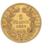 Frankrijk. Napoléon III (1852-1870). 5 Francs 1859-BB.