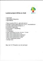 Alles-in-1 Leskist Project Afrika-Azië voor 60 leerlingen (m, Verzenden