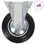 vidaXL 8 st Wielen vast 160 mm, Doe-het-zelf en Bouw, Verzenden, Nieuw