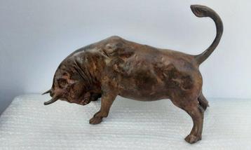 Beeld, Stier - 5,5 kg - 27 cm - Brons