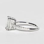 Zonder minimumprijs - Statement ring - 18 karaat Witgoud -