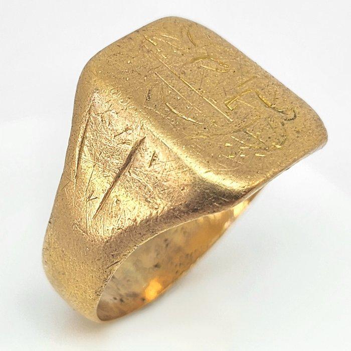 Ring - 18 karaat Geel goud, Bijoux, Sacs & Beauté, Bagues