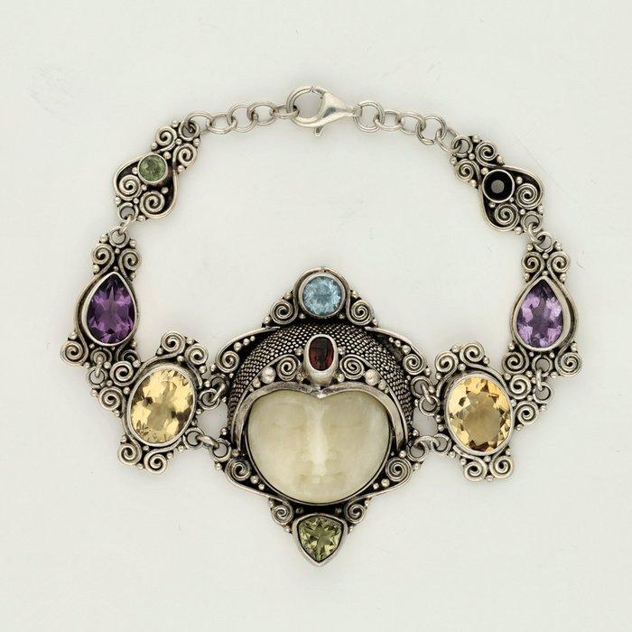 Zonder minimumprijs - 2-delige sieradenset Zilver - Parel -, Handtassen en Accessoires, Antieke sieraden