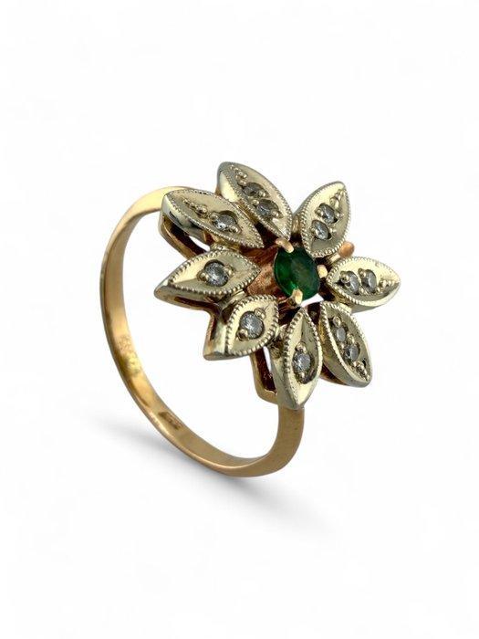Ring - 14 karaat Geel goud, Antieke Russische 14K Geel Goud, Handtassen en Accessoires, Ringen