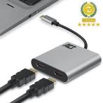 ACT USB-C naar HDMI adapter voor 2 monitoren, MST AC7012, Computers en Software, Monitoren, Verzenden, Zo goed als nieuw, ACT