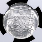 Portugal. Republic. 2½ Escudos 1937 - NGC - MS 65 - Muito