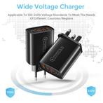 4-Poort Stekkerlader 60W - PD / Quick Charge 3.0 / USB, Verzenden