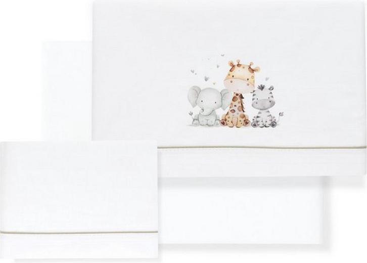 beddengoed laken set baby - jungle - 3 delig - ledikant l..., Kinderen en Baby's, Babyparken, Nieuw, Verzenden