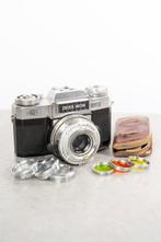 Zeiss Ikon Contaflex Super + Tessar 2,8/50mm + filters |, Audio, Tv en Foto, Nieuw
