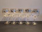 Cristal dArques - Wijnglas (5) - 22 kt goud