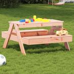 vidaXL Picknicktafel voor kinderen 88x97x52 cm massief, Verzenden, Nieuw