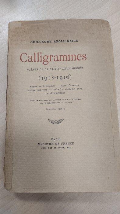 Guillaume Apollinaire - Calligrammes / portrait de Picasso -, Antiek en Kunst, Antiek | Boeken en Manuscripten