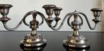 Kandelaar (2) - Verzilverd - kandelaar, Antiek en Kunst
