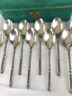 Orfèvrerie St. Médard , verzilverde Koffie / Mokka lepeltjes