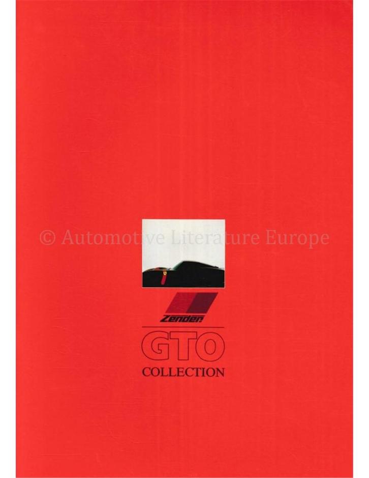 ZENDER GTO COLLECTION, Livres, Autos | Livres