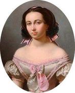 Théodore Fantin-Latour (1805-1872/75) - Portrait dune dame