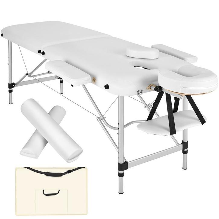 tectake Massagetafel-set 2 zones met vulling, rolkussens en, Sport en Fitness, Massageproducten, Verzenden