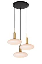 Hanglamp Lucide SINGALA -  - 3xE27 - Mat Goud /, Huis en Inrichting, Lampen | Hanglampen, Nieuw, Verzenden