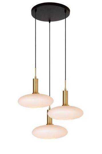 Hanglamp Lucide SINGALA -  - 3xE27 - Mat Goud /, Verzenden