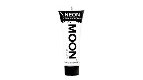 Moon Glow Intense Neon UV Face Paint White, Hobby en Vrije tijd, Feestartikelen, Nieuw, Verzenden